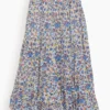 Elfa Skirt In White/Blue