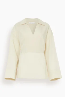 Samsoe Samsoe Emy Blouse In Brown Rice