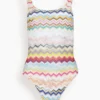 Missoni One Piece Swimsuit In Multicolor