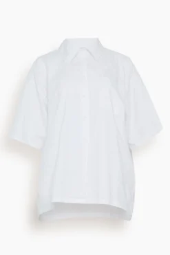 American Vintage Ryty Top In Blanc