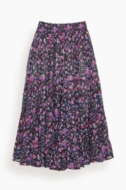 Elfa Skirt In Midnight/Pink