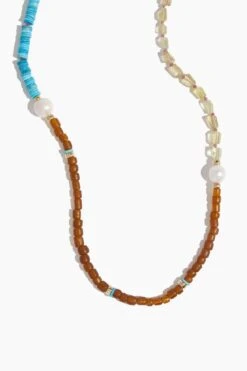 Cabana Necklace In Lagoon Multi