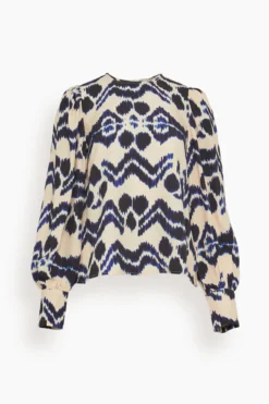 ULLA JOHNSON Lilliana Blouse In Nimbus