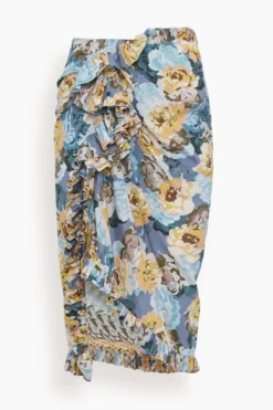 Dries Van Noten Sina Skirt In Mauve