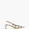 Marni Sling Back In Black/White