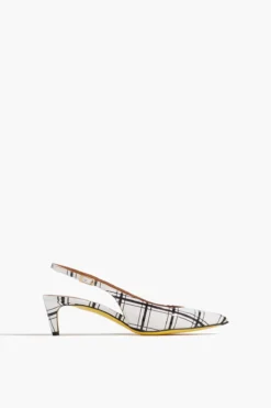Marni Sling Back In Black/White