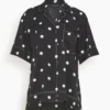 Olive Short Sleeve Shirt In Spot