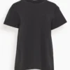 NILI LOTAN Brady Tee In Washed Black