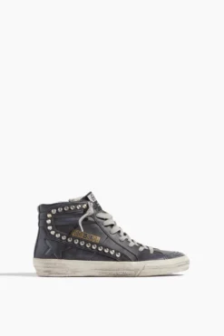 Golden Goose Slide Sneaker In Black