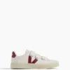 Veja Recife Logo Sneaker In Extra White/Marsala