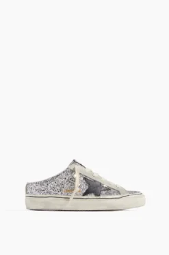 Golden Goose Superstar Sneaker In Silver/Ice/Black