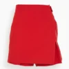 Short Trouser In Red Fire