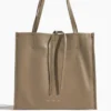 Twin Nappa Tote In Clay