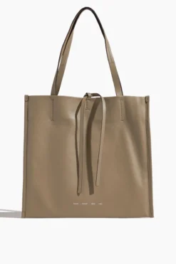Twin Nappa Tote In Clay