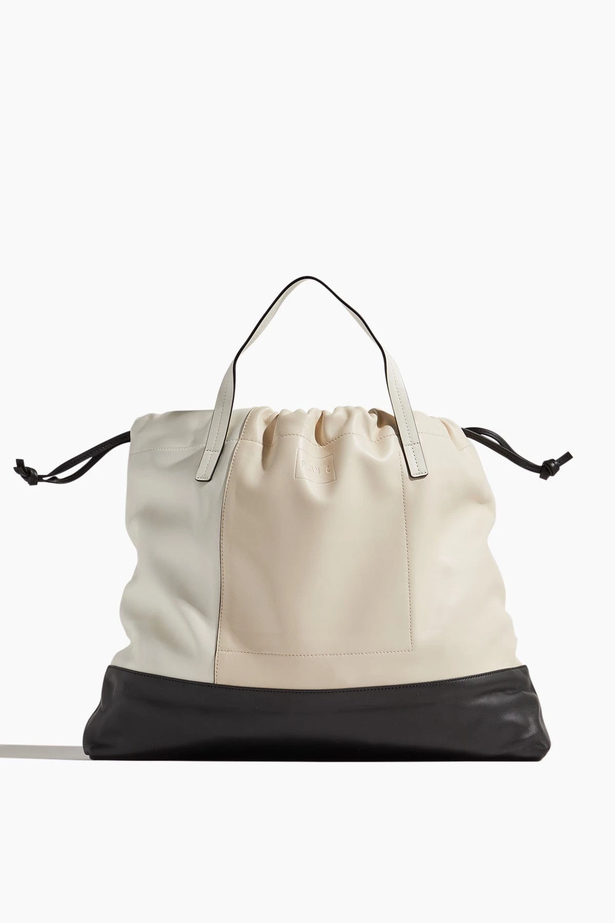 Coulisse Shopper Bag In White Butter