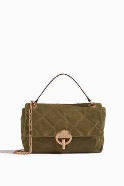 Vanessa Bruno Moon Crossbody Bag In Kaki