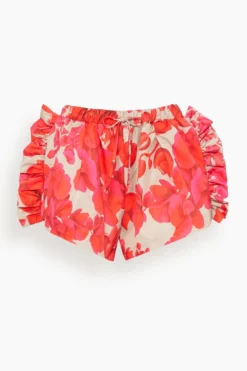 Wilma Shorts In Red Orchid
