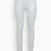 Rae High Rise Ankle Skinny Jean In Silver Foil