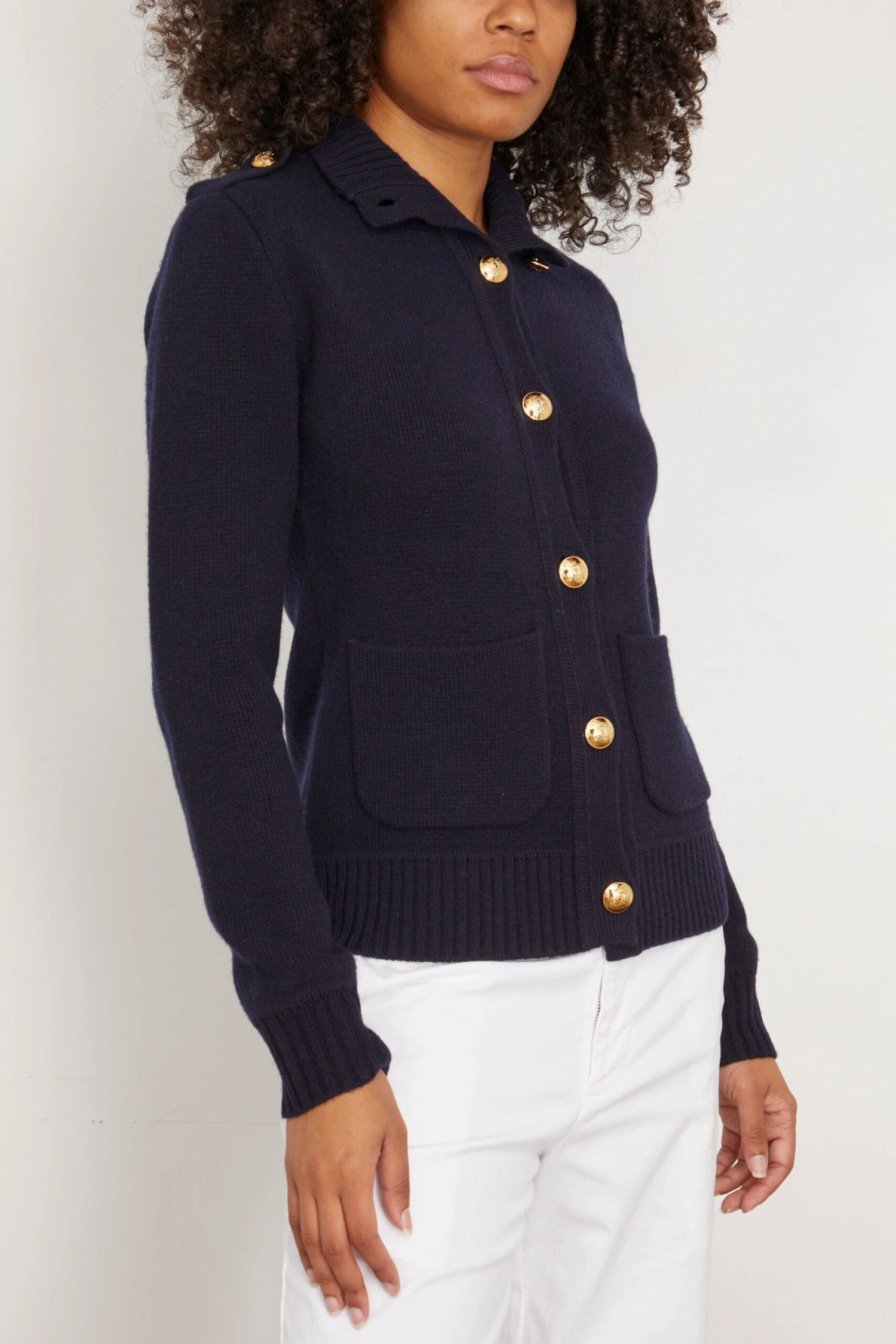 NILI LOTAN Kala Jacket In Dark Navy - Image 3