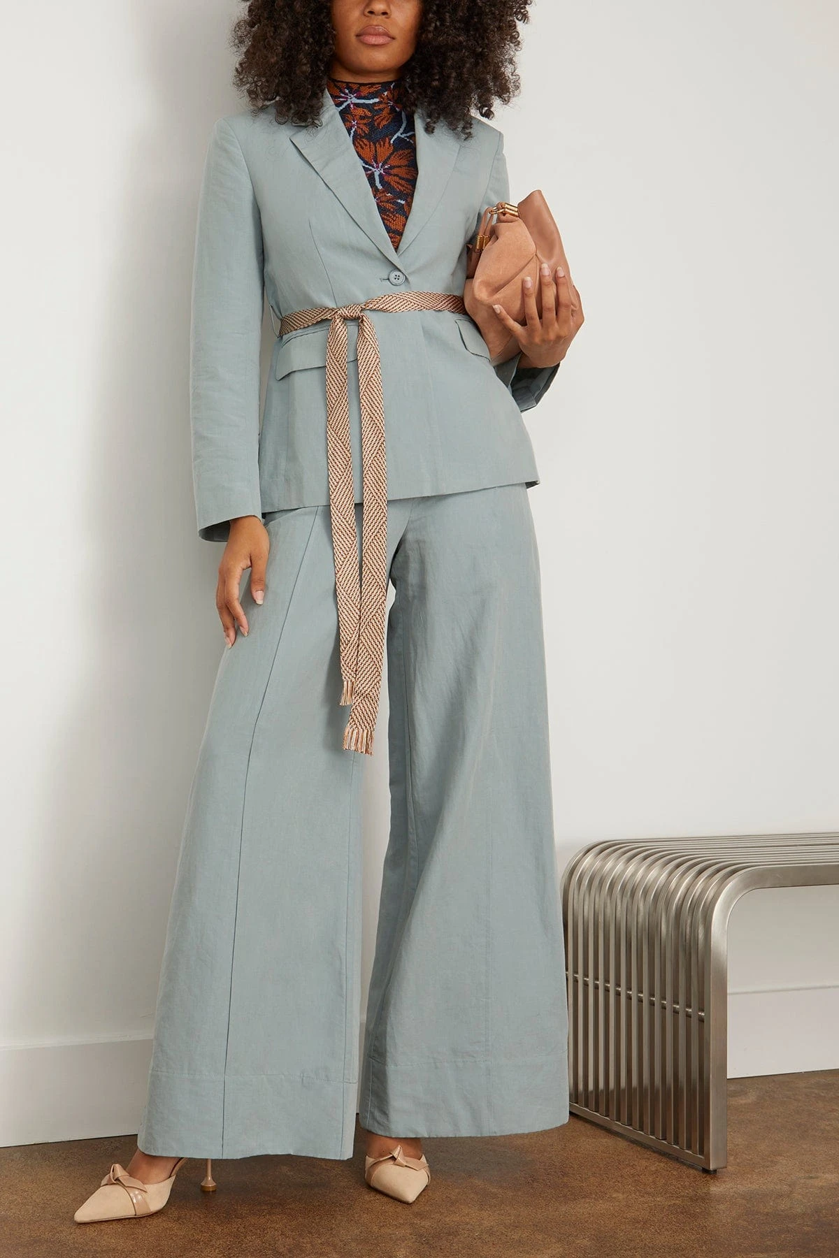 ULLA JOHNSON Ellery Jacket In Agave - Image 2