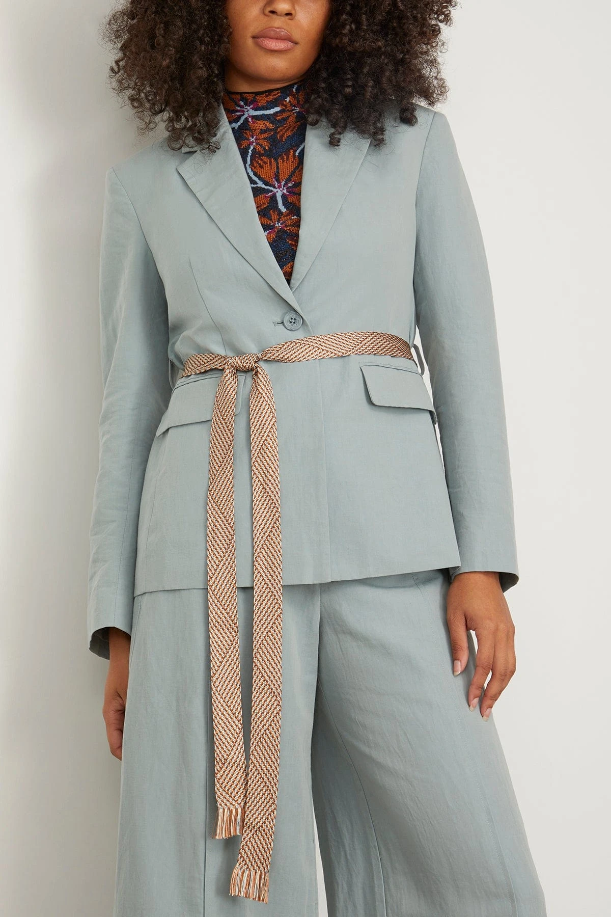 ULLA JOHNSON Ellery Jacket In Agave - Image 3