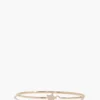 Pave Star Wire Bangle In 14K Gold