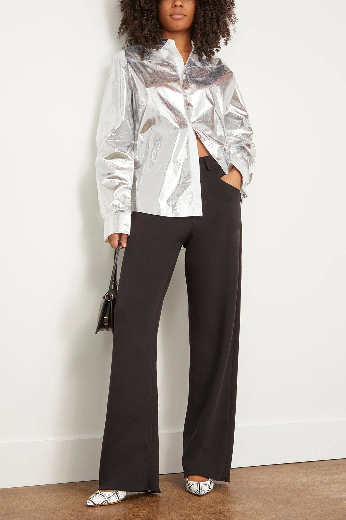 MM6 Maison Margiela 5 Pocket Pants In Black - Image 2