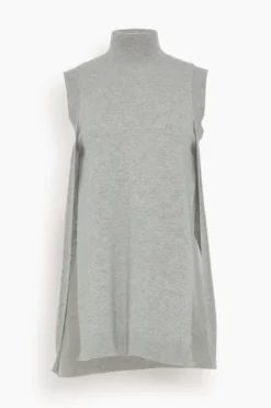 Drew Vest In Dove Grey