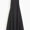 DOROTHEE SCHUMACHER Cotton Coolness Dress In Pure Black