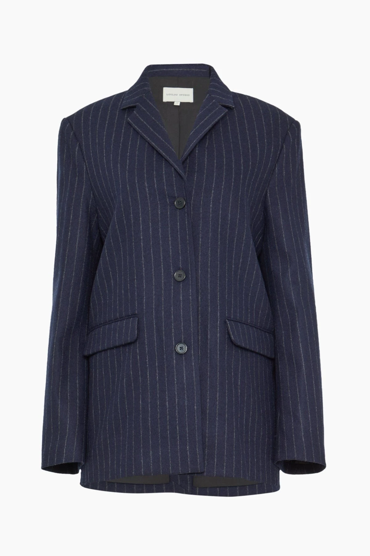Senja Blazer In Navy Stripes