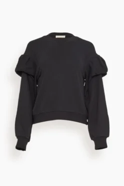 ULLA JOHNSON Pilar Pullover In Noir