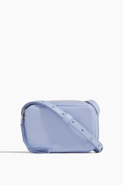 Watts Leather Camera Bag In Periwinkle