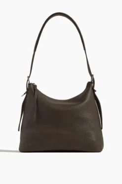 Lemaire Hobo Belt Bag In Dark Tobacco