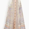 Zimmermann High Tide Maxi Skirt In Odyssey Print