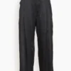 Wolcott Satin Pant In Black