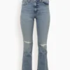 High Rise Crop Boot Jean In Montauk
