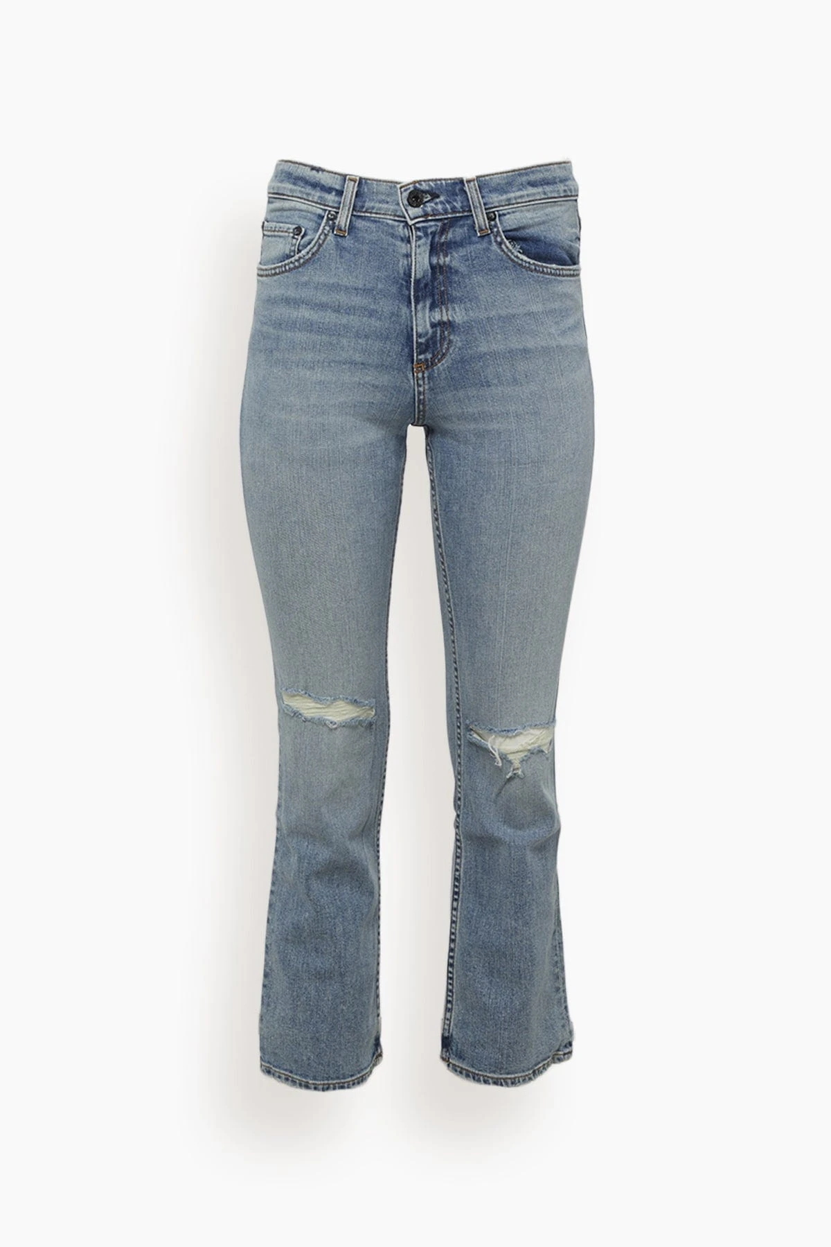 High Rise Crop Boot Jean In Montauk