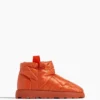 Low Boot In Orange/Rubber