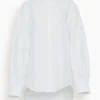 Impertinente Lin Top In White