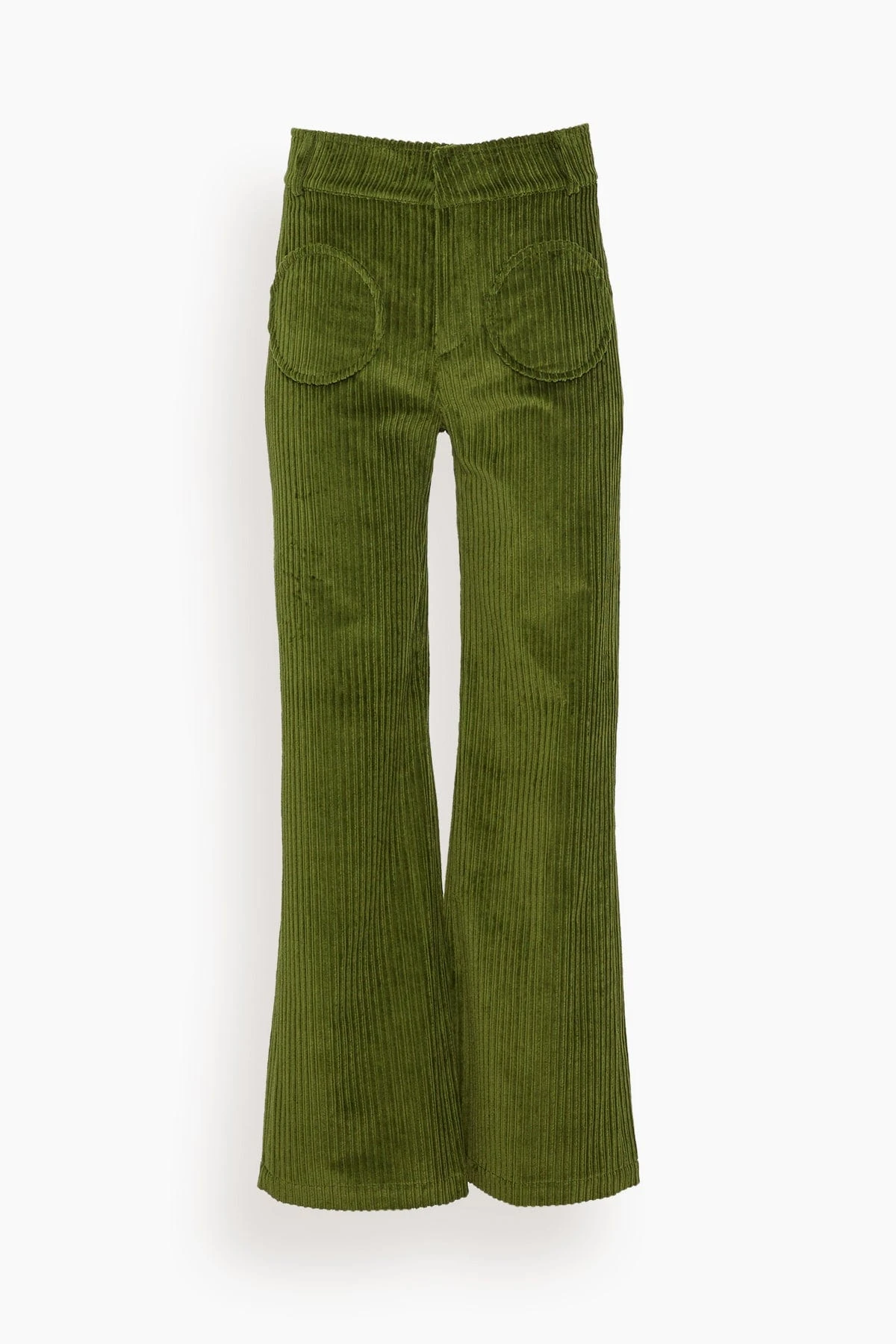 Yoshi Velvet Pants In Kaki