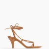 Marion Strappy Sandal In Nougat