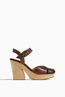 Ketu Clog In Dark Brown