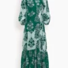 Emilia Dress In Emerald