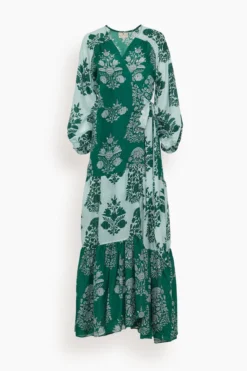 Emilia Dress In Emerald