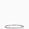 Bezel Set Round Diamond Bracelet In 14k White Gold