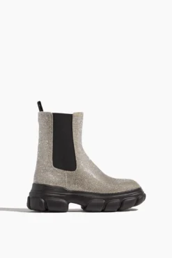 Sid Crystal Lug Sole Boot In Clear