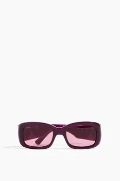Vita Sunglasses In Plum