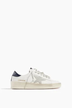 Golden Goose Stardan Sneaker In White/Ice/Black