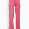 Baggy Lowrise Trouser In Hot Pink