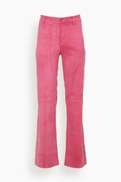Baggy Lowrise Trouser In Hot Pink